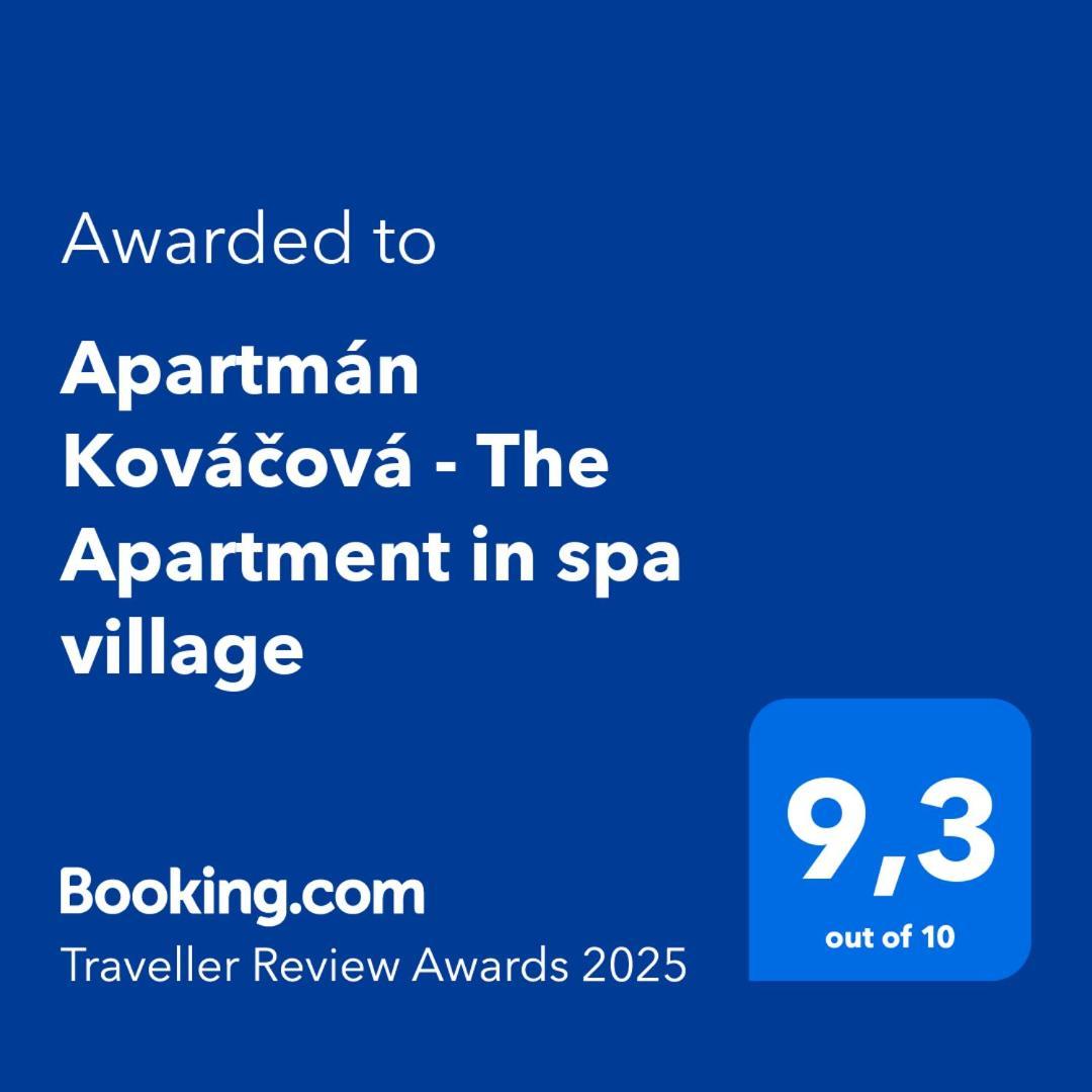 Apartmán Kováčová - The Apartment in spa village Esterno foto